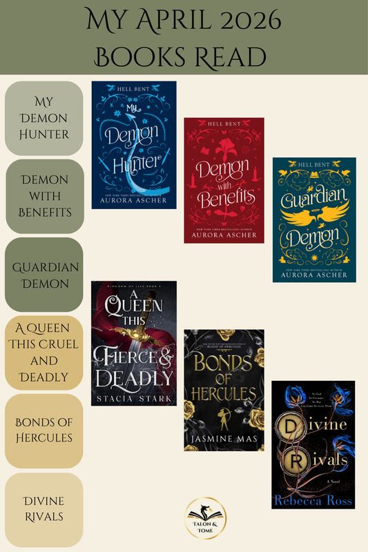 April 2026 Reading Wrap-Up: 6 Fantasy and Romantasy Books I Read