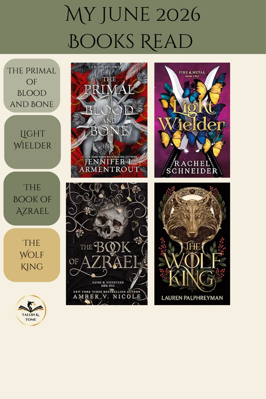 June 2026 Reading Wrap-Up: 4 Fantasy and Romantasy Books I Read
