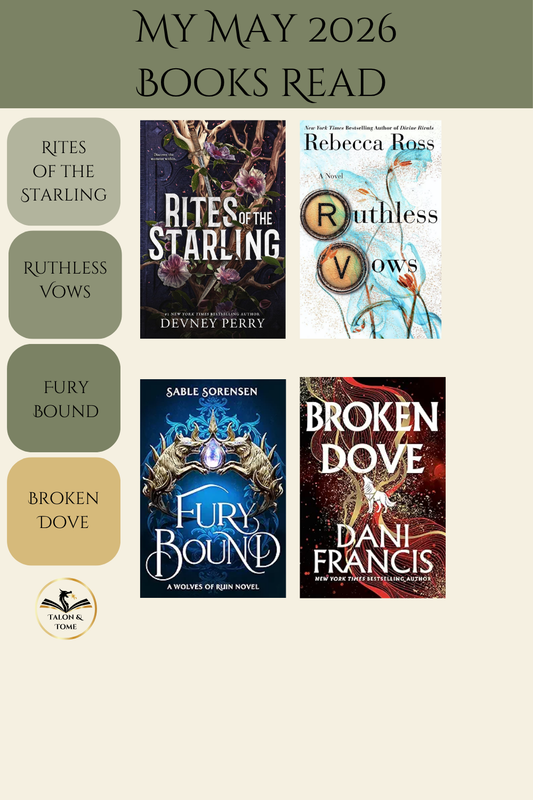 May 2026 Reading Wrap-Up: 4 Fantasy and Romantasy Books I Read