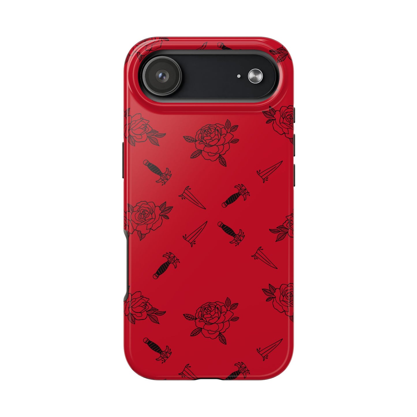 Roses & Daggers Fantasy iPhone Case – Romantasy Aesthetic Protective Phone Cover Inspired by From Blood and Ash