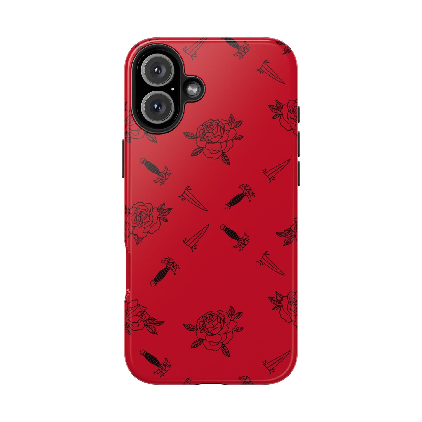 Roses & Daggers Fantasy iPhone Case – Romantasy Aesthetic Protective Phone Cover Inspired by From Blood and Ash