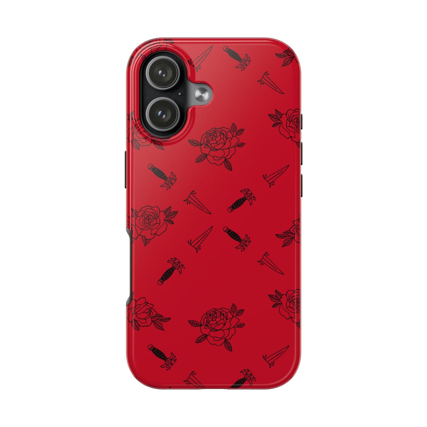 Roses & Daggers Fantasy iPhone Case – Romantasy Aesthetic Protective Phone Cover Inspired by From Blood and Ash