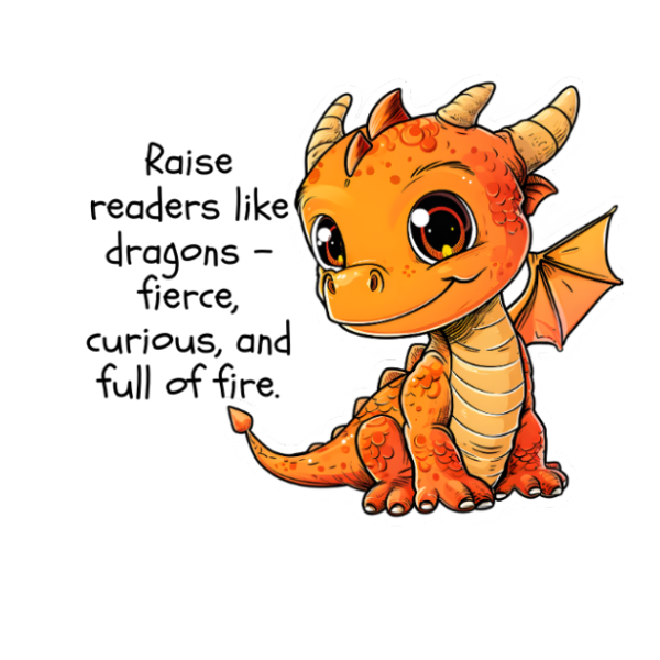 Mystic Dragon Sticker Set – 6 Fantasy Waterproof Vinyl Stickers for Book Lovers & Collectors